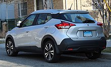 2018 Nissan Kicks SV rear 3.30.19.jpg